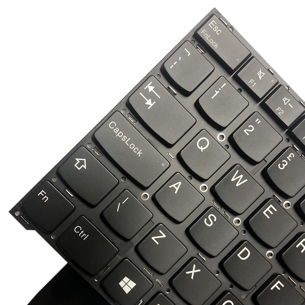 Gintai Keyboard Tastatur UK Layout für Lenovo Thinkpad T490S 20NX 20NY, T495s 20QJ 20QK, X1 Extreme 1st 2nd Gen, P1 1st 2nd Gen PK131BR1A20 SN20R66015 SG-97140-2EA NOT FIT T490 T495 Keyboard NoBacklit