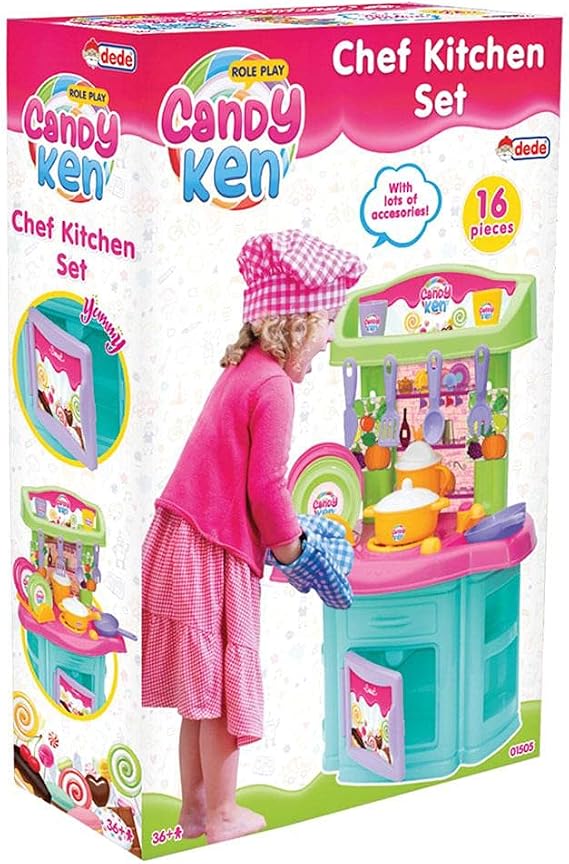 Dede Oyuncak Candy Şef Mutfak Set (01505)