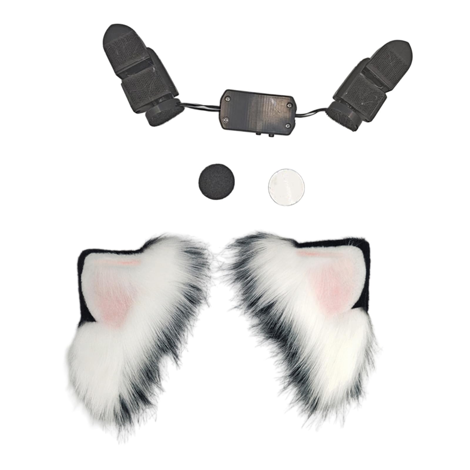 Diadema eléctrica de orejas de gato con modos interactivos, con detección táctil, para fiestas de Halloween, accesorios de cosplay de anime