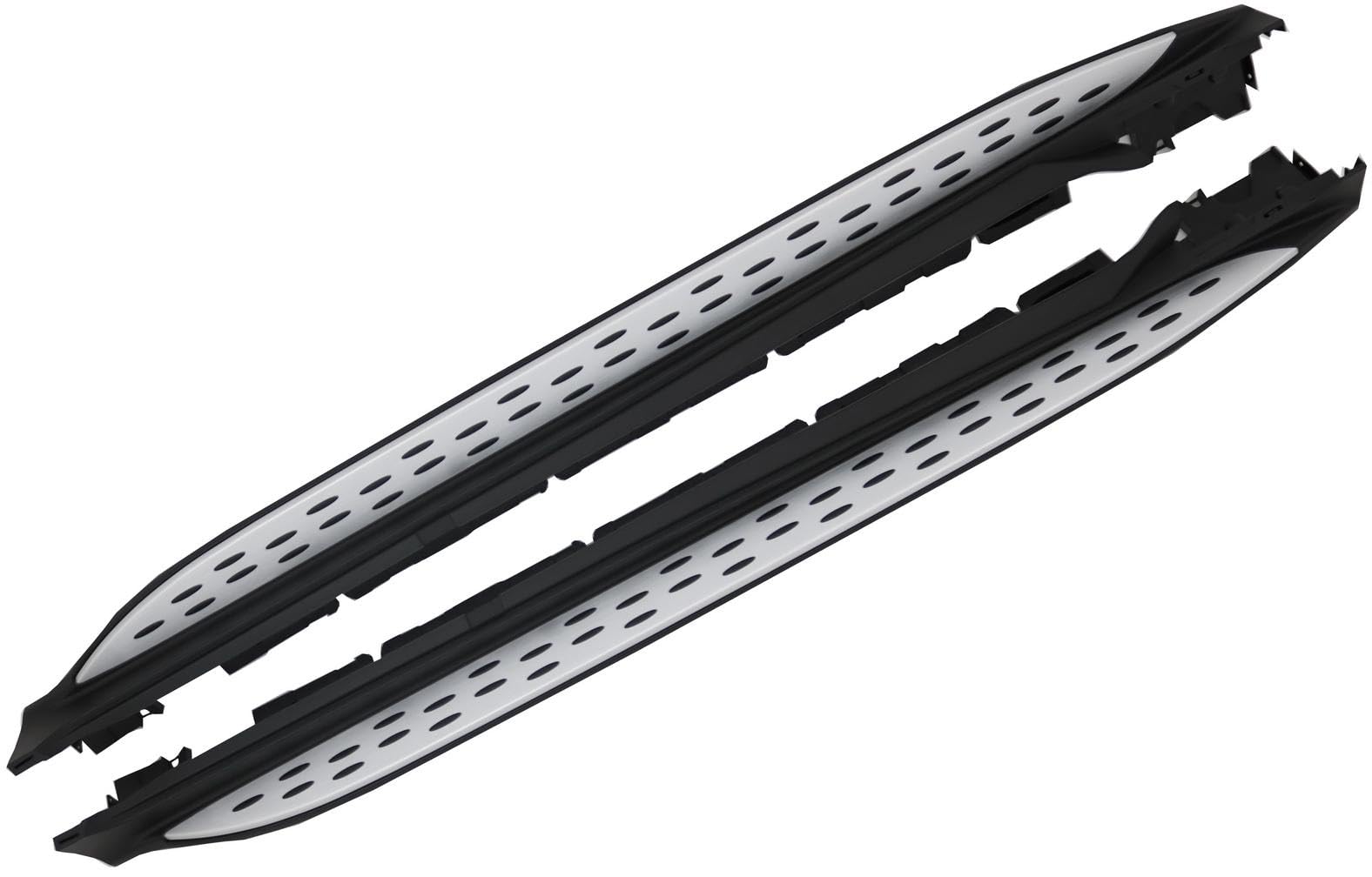 KITT - Plataformas laterales de acero inoxidable y aluminio, compatibles con GLC SUV X253 (2015-2022), GLC Coupe C253 (2016-2022)