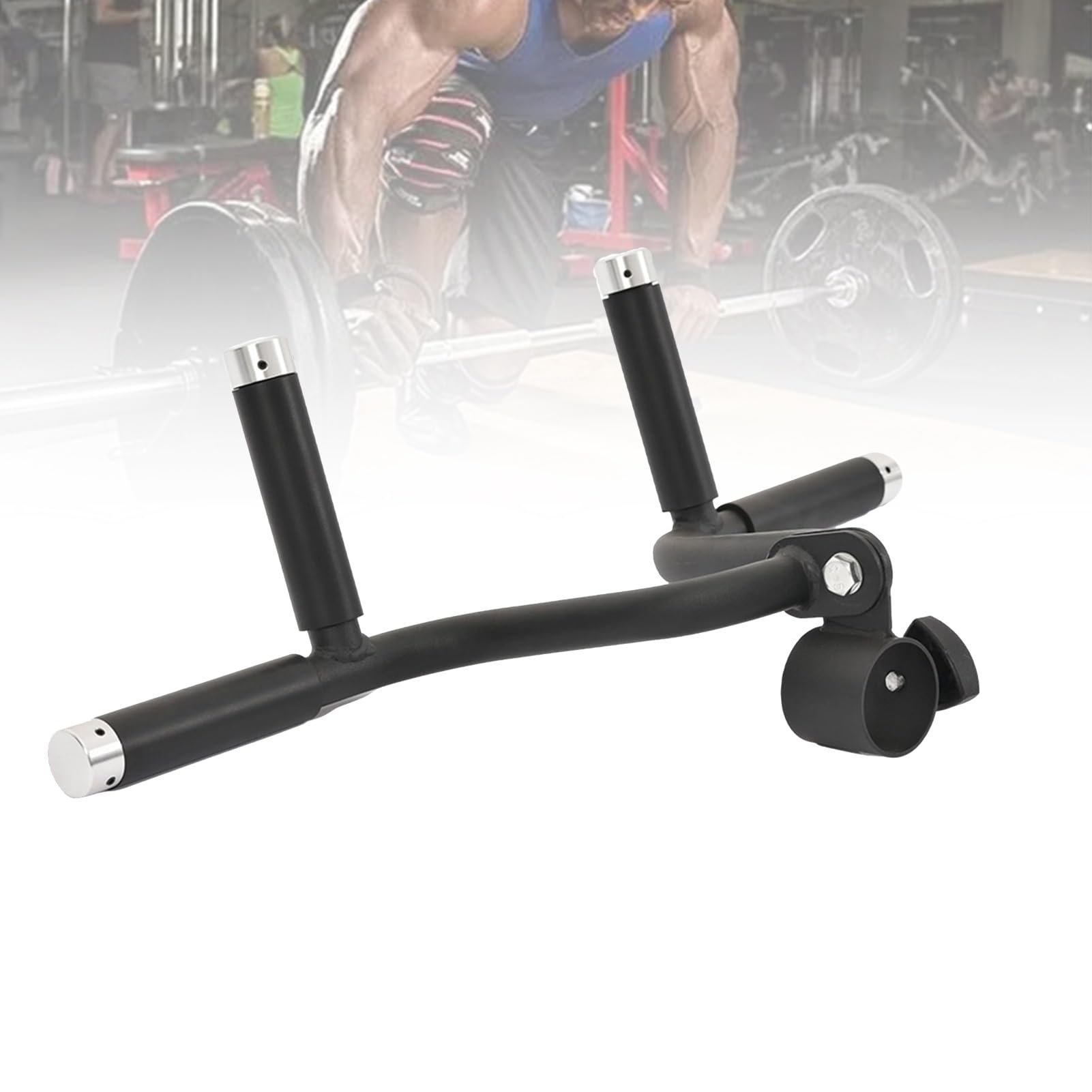 DYK&NX Multi Grip Landmine T-Bar Row Handle, V Bar Attachment for Olympic Barbell