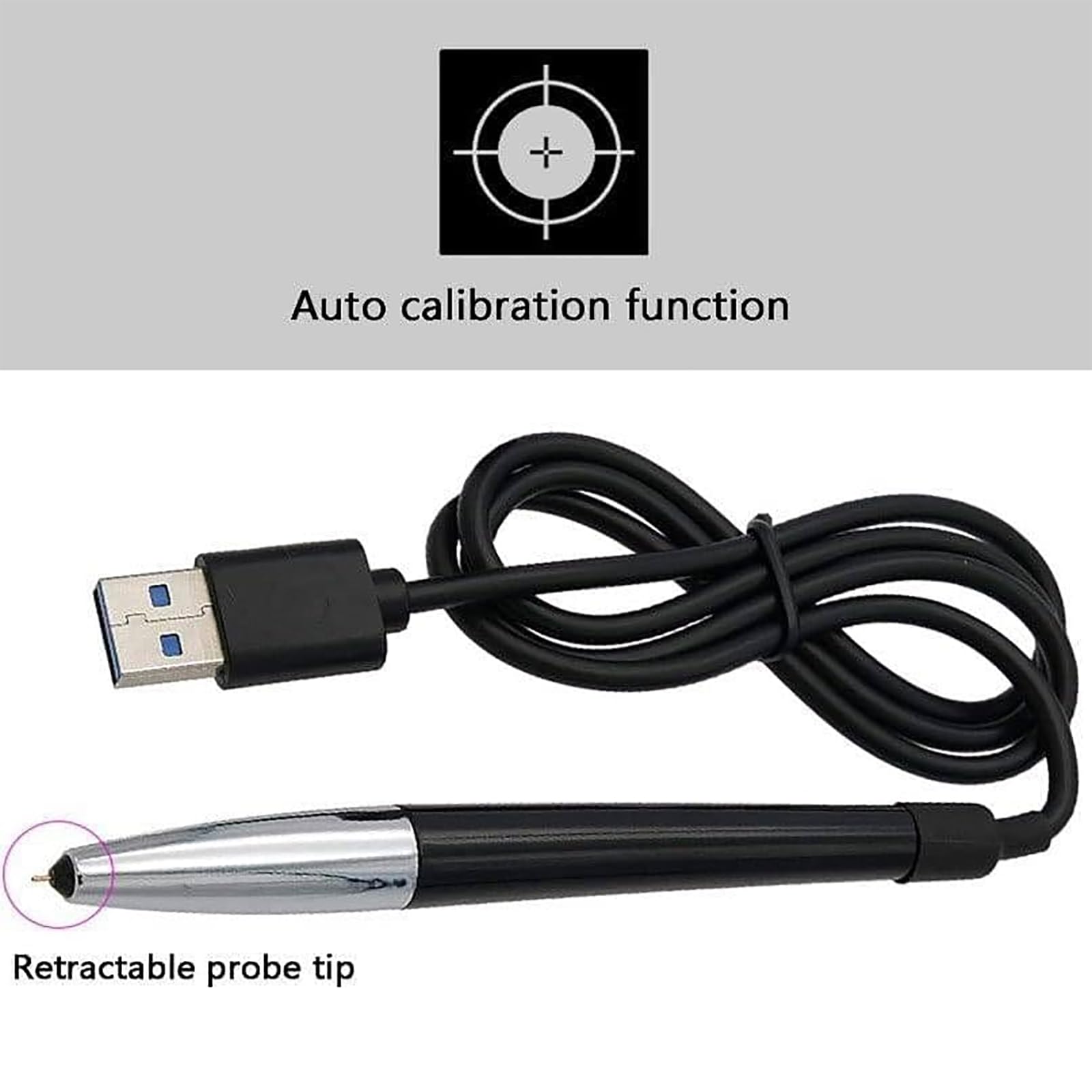 Tester professionale per diamanti e pietre preziose con pannello puntatore, indicatore luminoso e sonda retrattile per test accurati dei gioielli