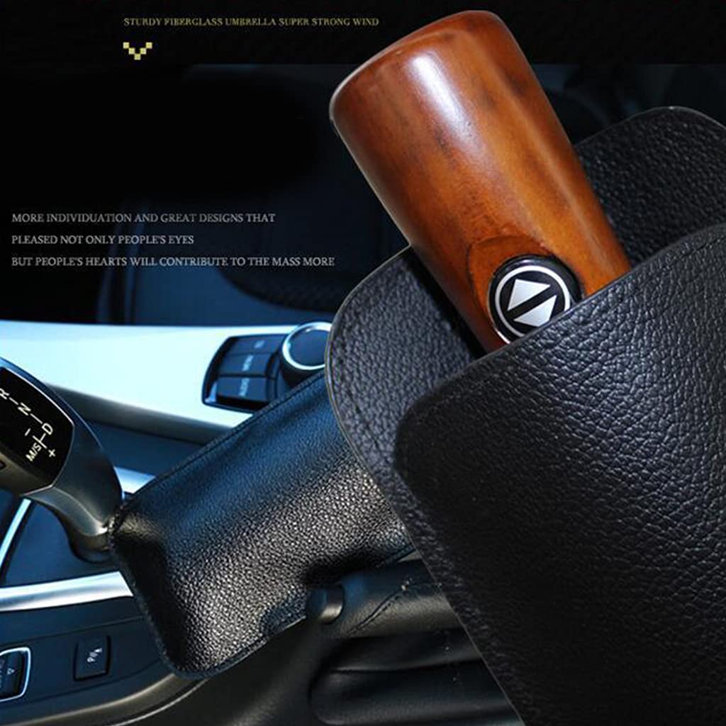 CATSELURRY Umbrella Cover High-end Black PU Leather Umbrella Cover Portable Waterproof Umbrella Storage Pocket Water Absorbent Umbrella Bag