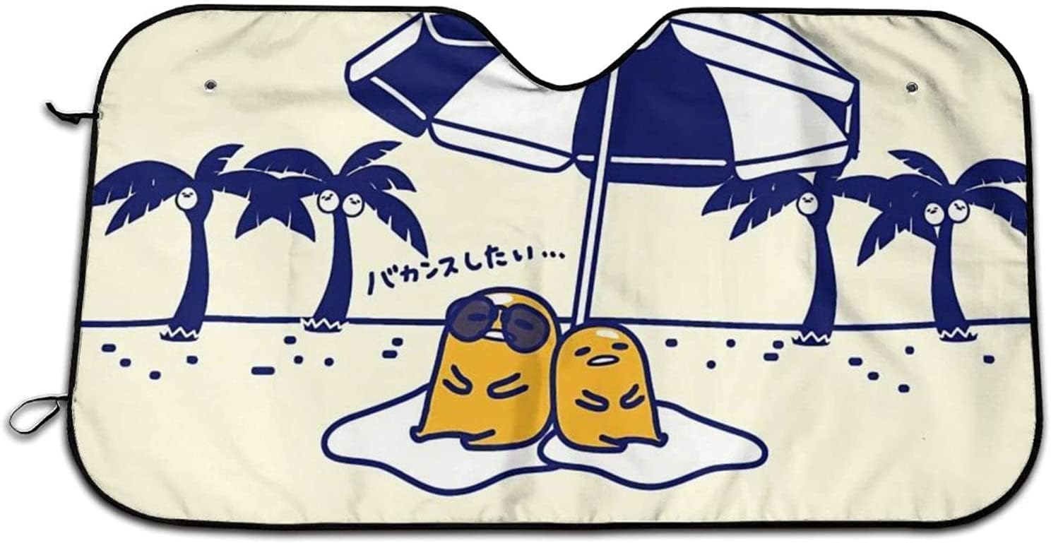 訳ありセール 格安 ぐでたま サンシェード 車 フロントサンシェード 日除け 軽自動車 吸盤 Uvカットキャラクター アニメ グッズ 雑貨 かわいい ｋｉｓｙｍｅａｒ おしゃれ 車用品 130 70cm Www Larrypolatsch Com