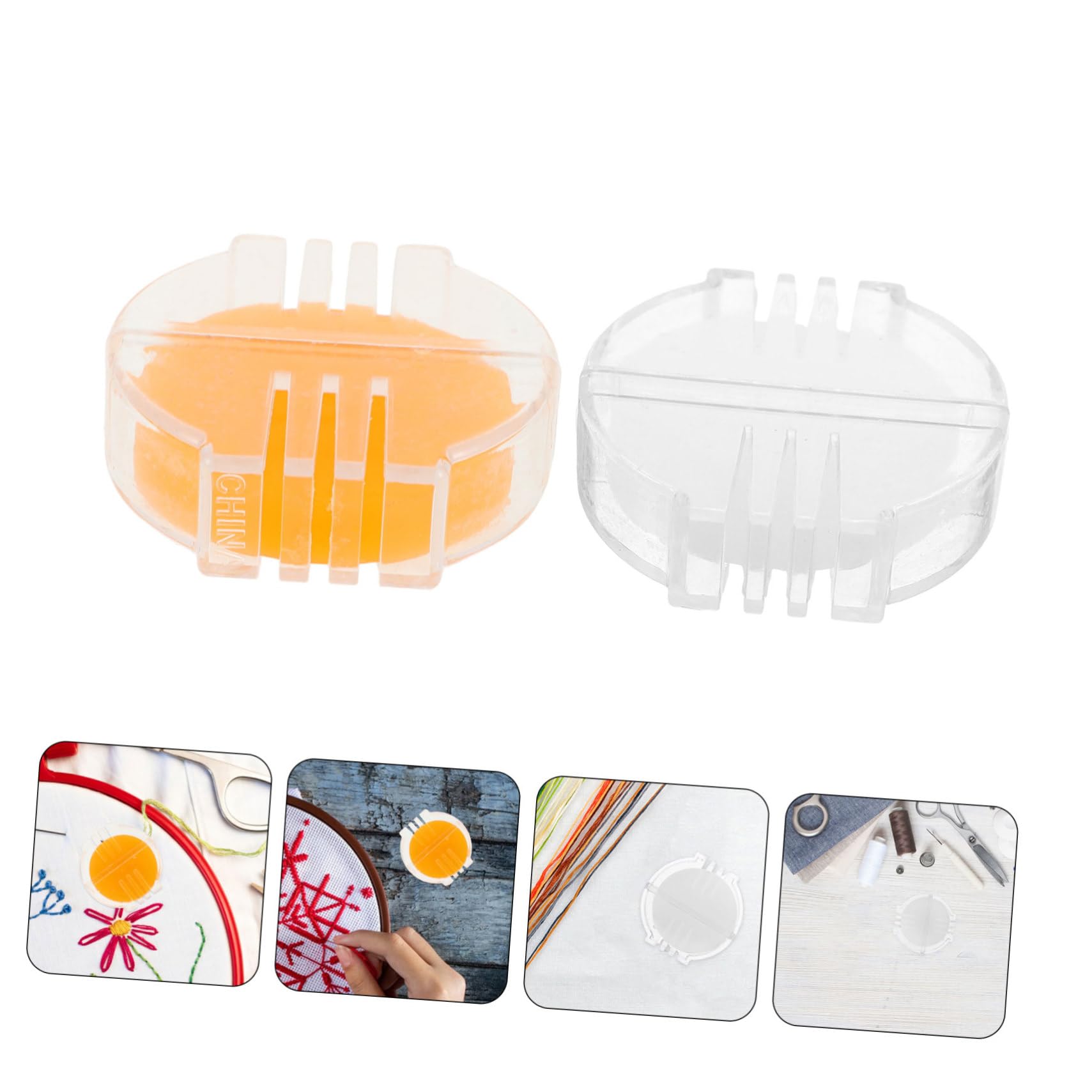 NUOBESTY 16sets Cera per Filo Cera d Api di Scatola di Plastica da Ricamo Balsamo per Filo da Cucito da Trapuntatura Condizionatore