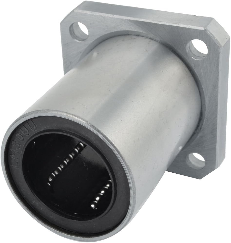 LMK30UU 30mm Inner Dia Flange CNC Router Linear Motion Bearing Bushing
