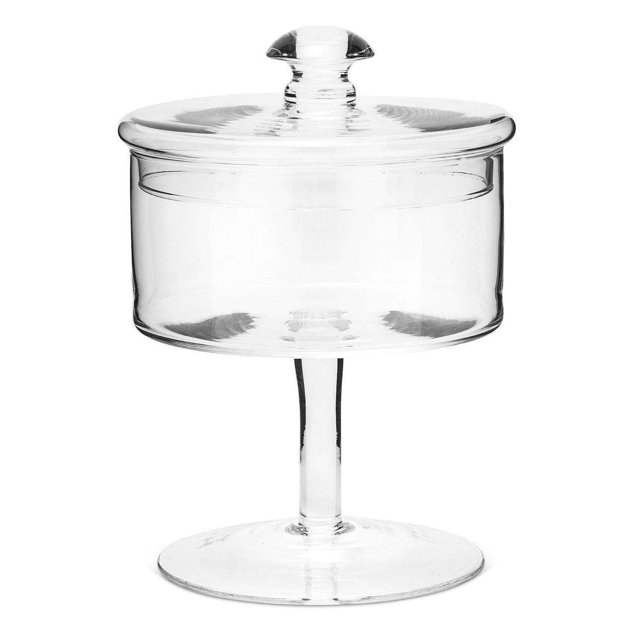 EDG Enzo De Gasperi Vaso Porta Caramelle Vetro Rosa 36cm - Prestige Home