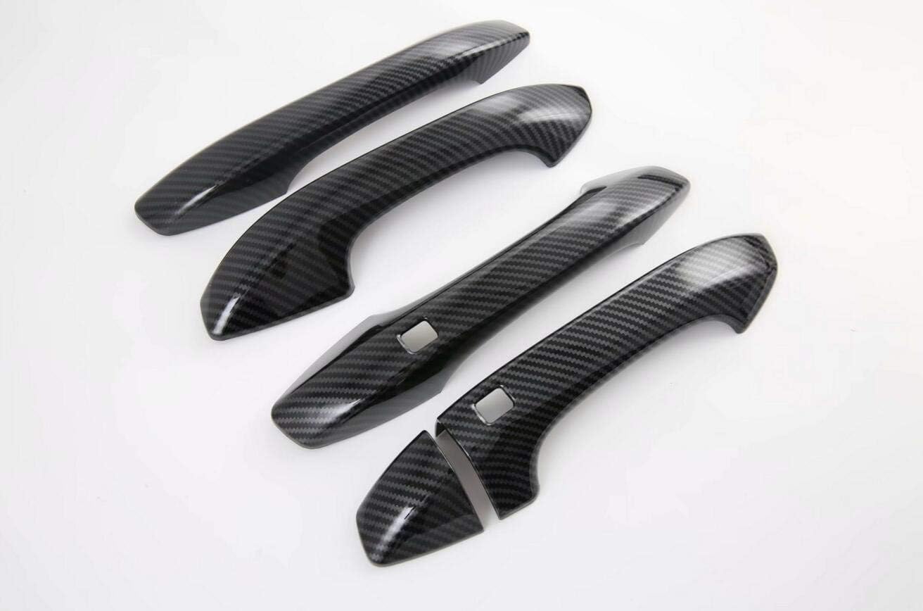 Yingchi Carbon Fiber Car 4 Door Handle Cover Trim Molding for K5 2021-2022-2023-2024