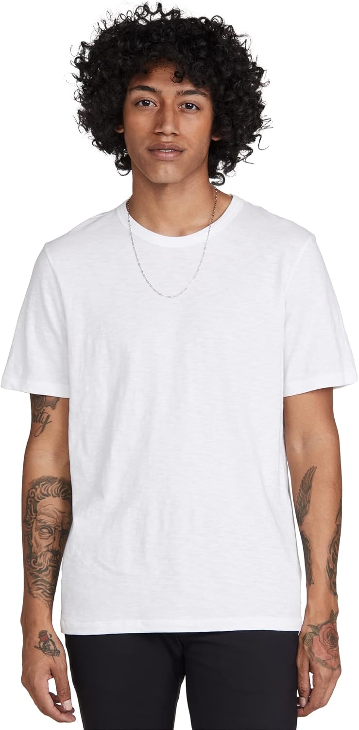 Theory Men's Essential Cosmos Slub Cotton Tee