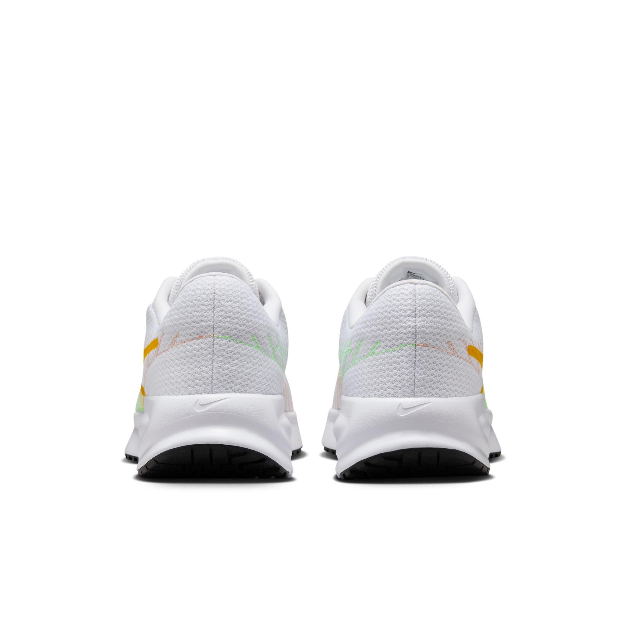 Nike Run Defy Straßenlaufschuh (Herren), Zapatillas de Correr, White Laser Orange Albaricoque Agate, 39 EU