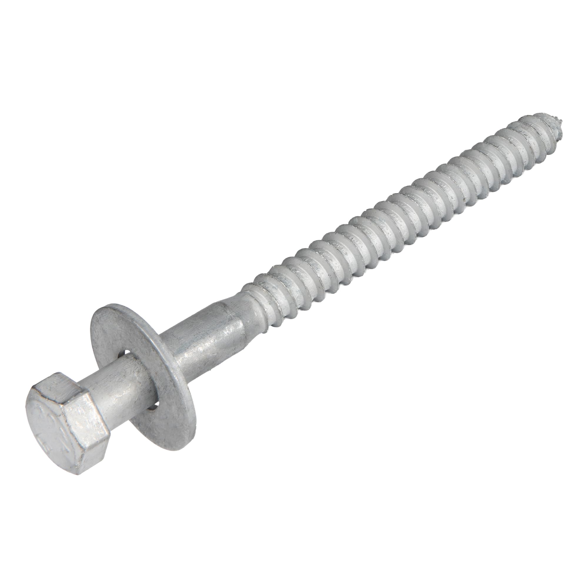 1/2 x 6 (25 Pack) Lag Screw Kit, 25 Screws and 25 washers, Hot Dip Galvanized, Meets ASME B18.2.1 Industrial/Commercial Grade by Makers Bolt