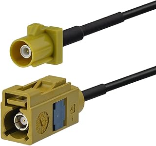 Eightwood for XM Sirius Satellite Radio Antenna Fakra Curry Code K Female to Male Pigtail Extension Cable 1.2m /3.9 feet