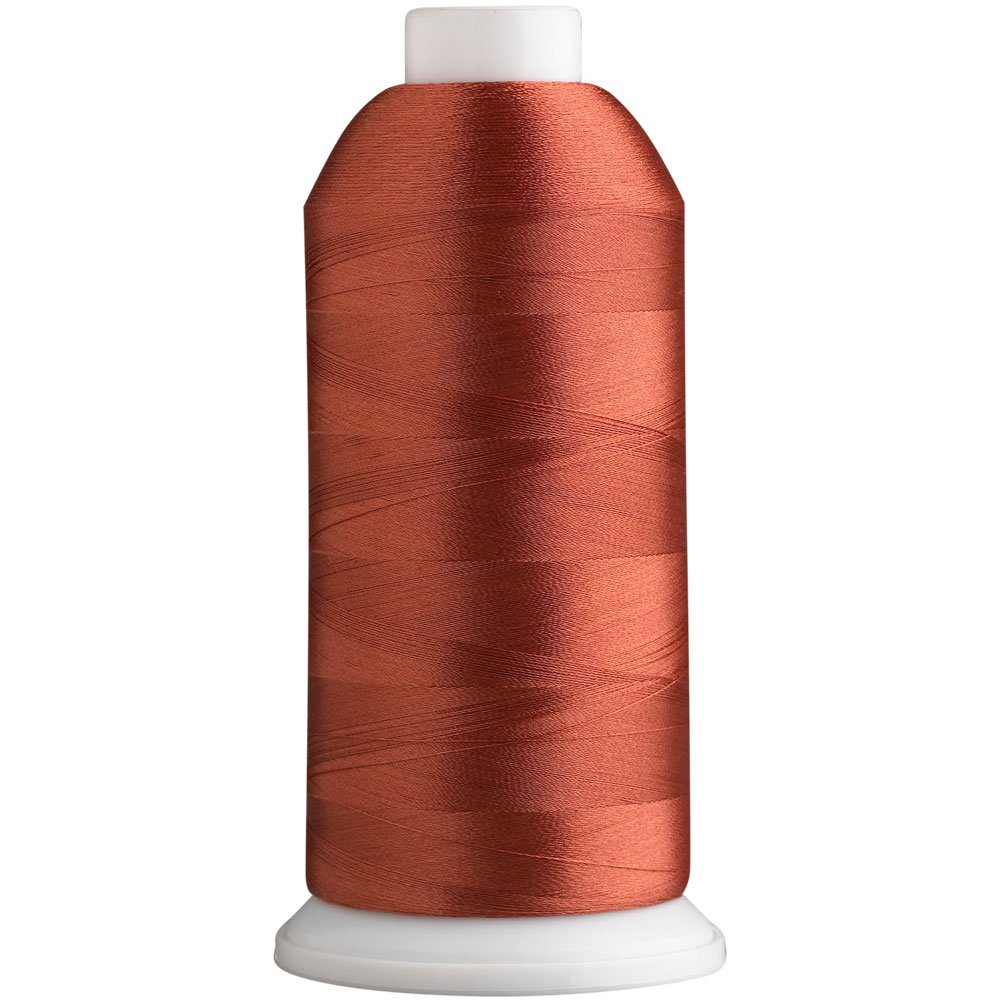 Superpunch SuperB Embroidery Thread 40wt, 5000 m Cone, Rust 253