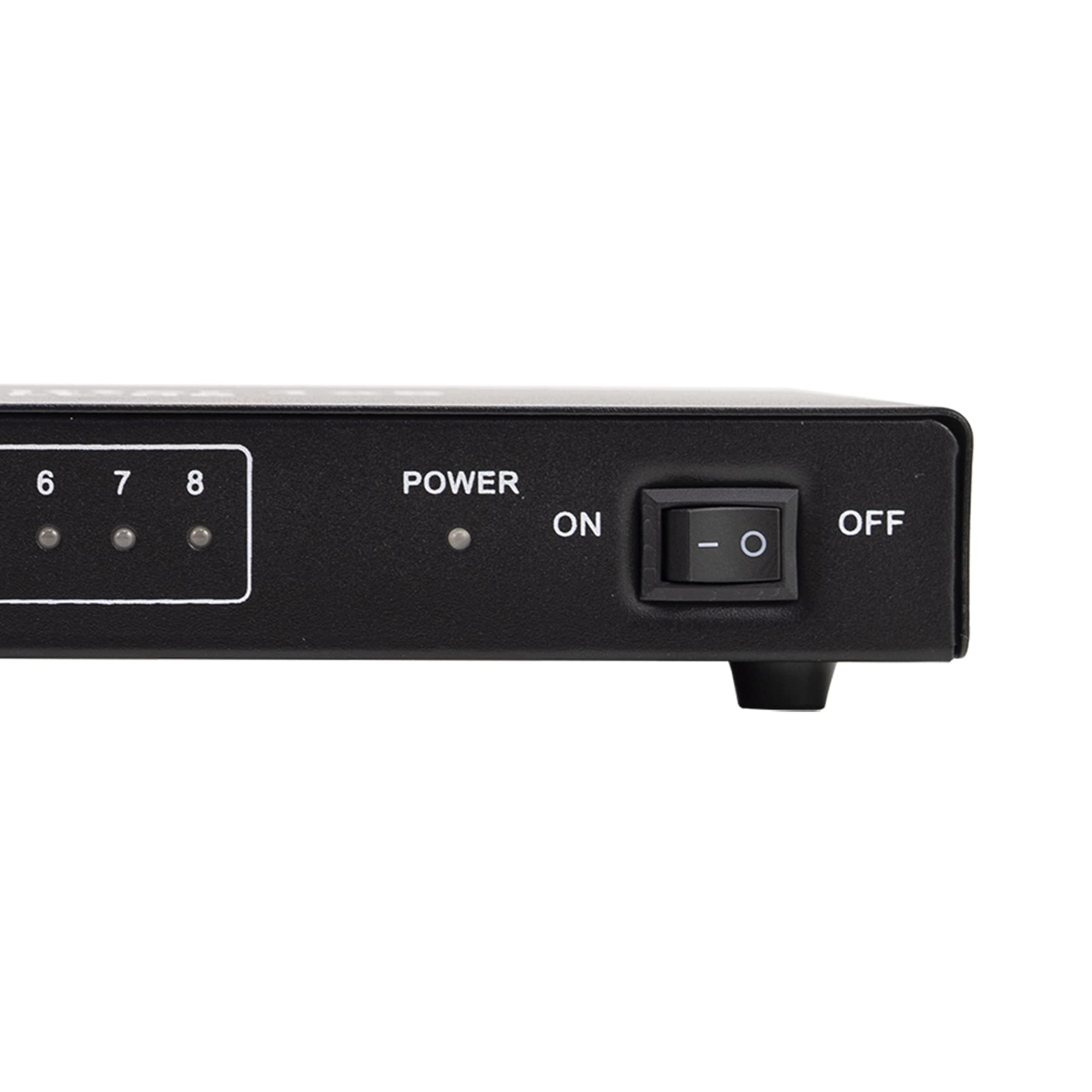 Divisor HDMI, HDMI Splitter 1.4 Premium 4Kx2K, 1x8 8 Puertos HDMI 1080P HDCP 1.3, 3D 4K Blue-Ray