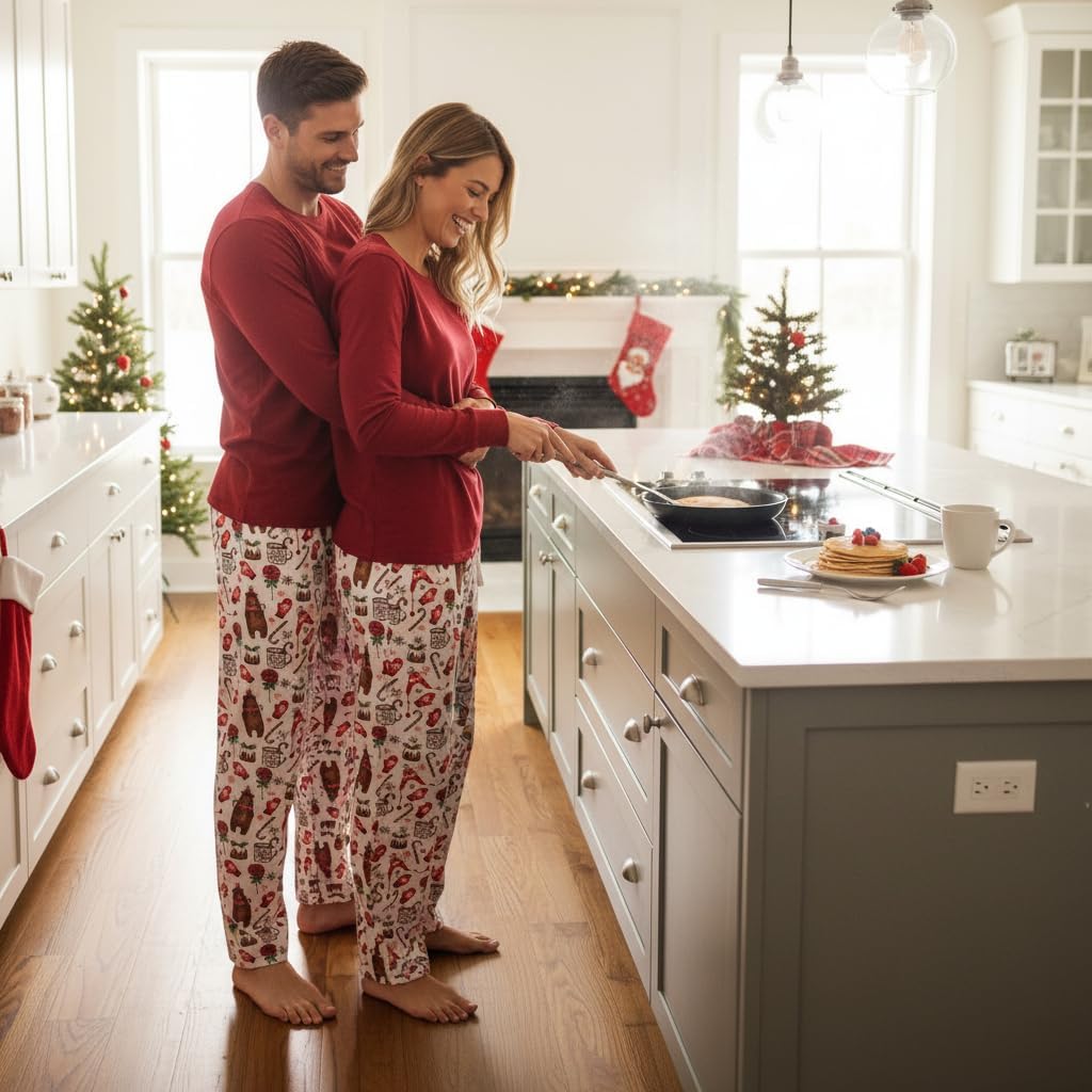 Unique Baby Unisex Adults Pajama Pants Holiday PJs - Image 7