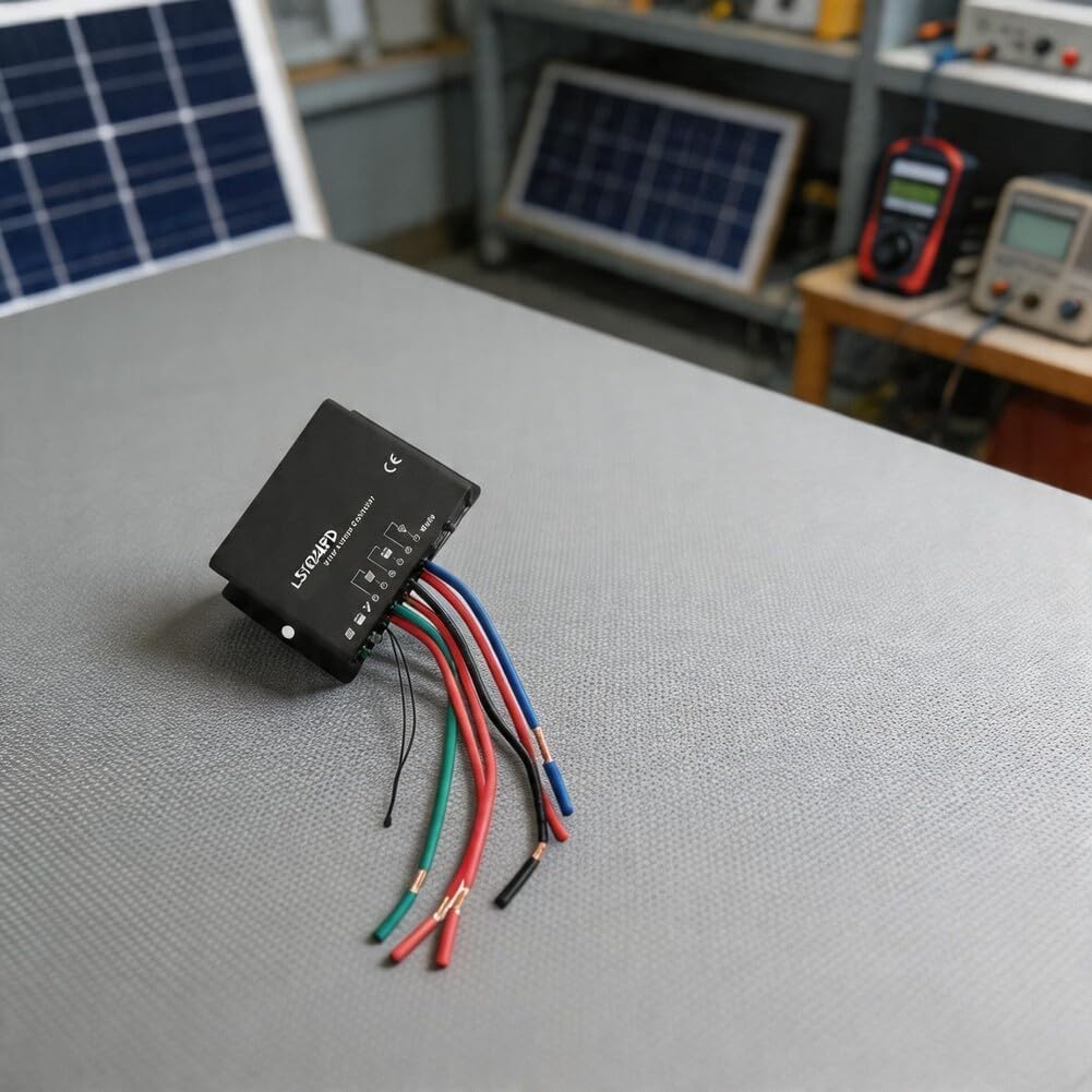 Régulateur de charge solaire 10 A pour pwm 12 V/24 V voiture IP67 étanche pour lanterne de rue camping pour camping-car bateau gel pour agm