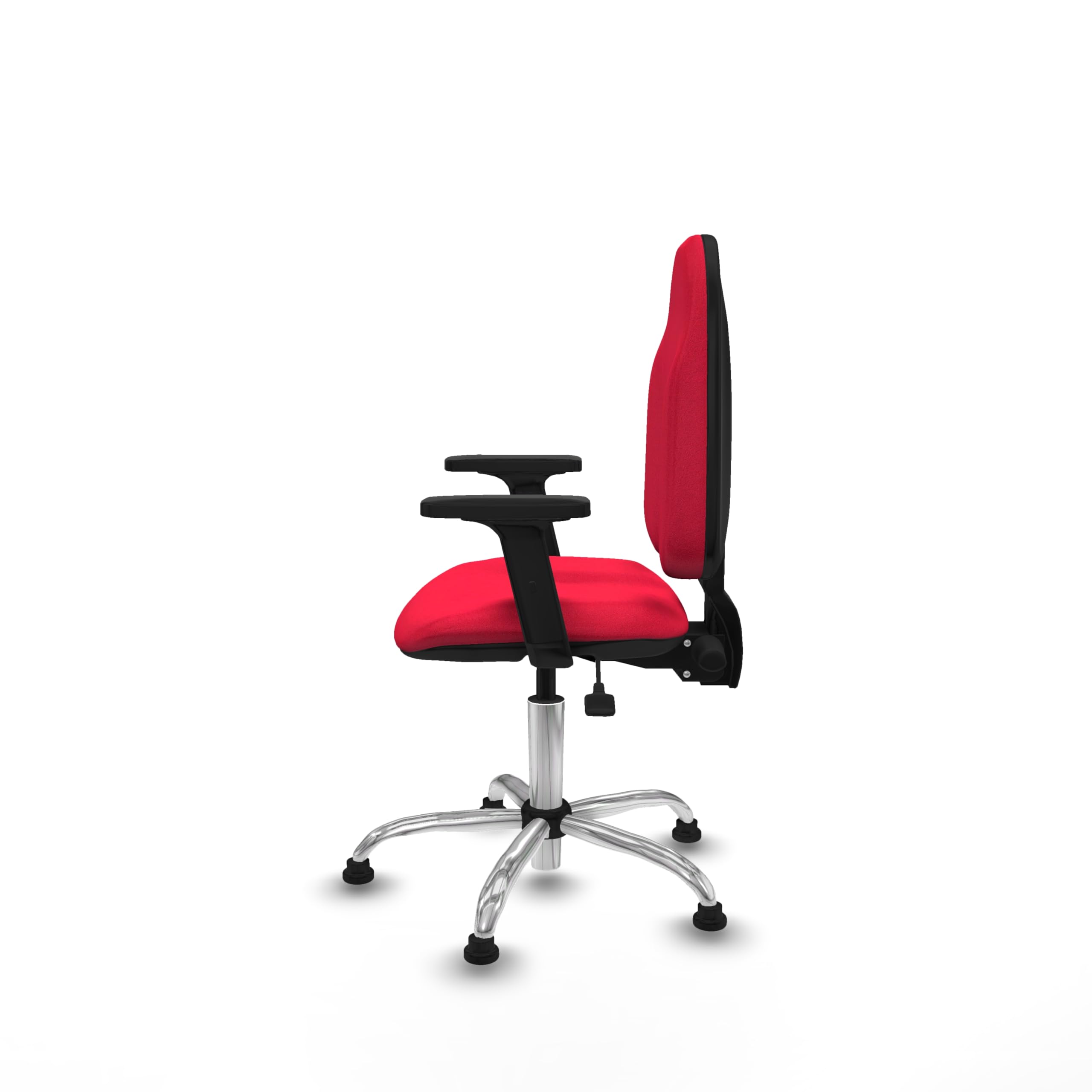 Piqueras y Crespo - Silla ergonómica cómoda Algarra, operativa con Brazos 2D, Mecanismo asíncrono, Respaldo Regulable en Altura, Ideal para Oficina y Laboratorio.