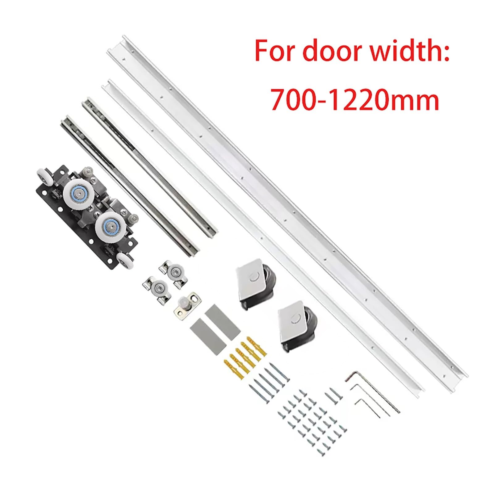 Riel deslizante de cajón, riel amortiguador bidireccional para puerta de baño, accesorios de hardware de madera