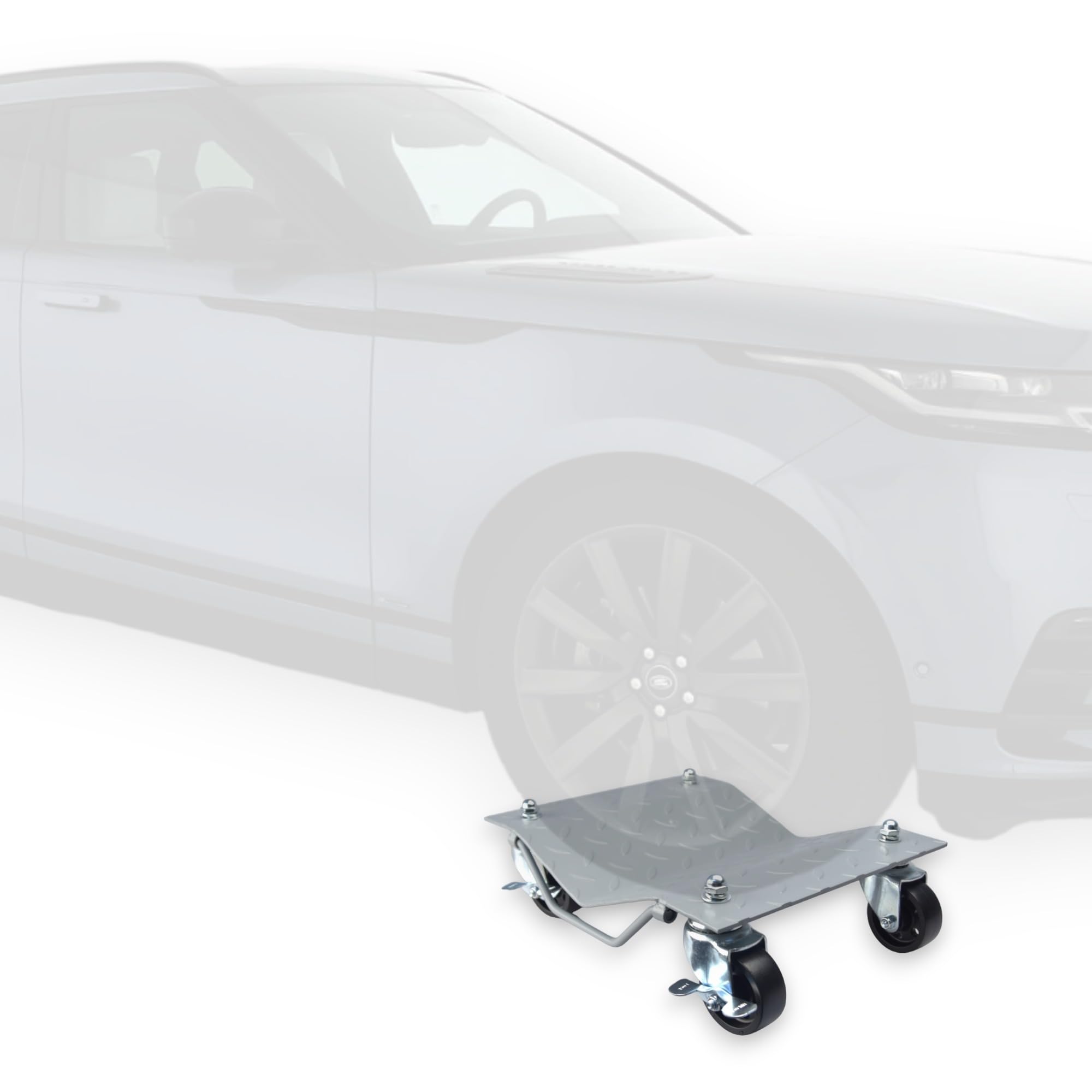 Carrello sottoruota sposta auto 2 pezzi Portata 680 kg l'uno Ausili di manovra Posizionatori