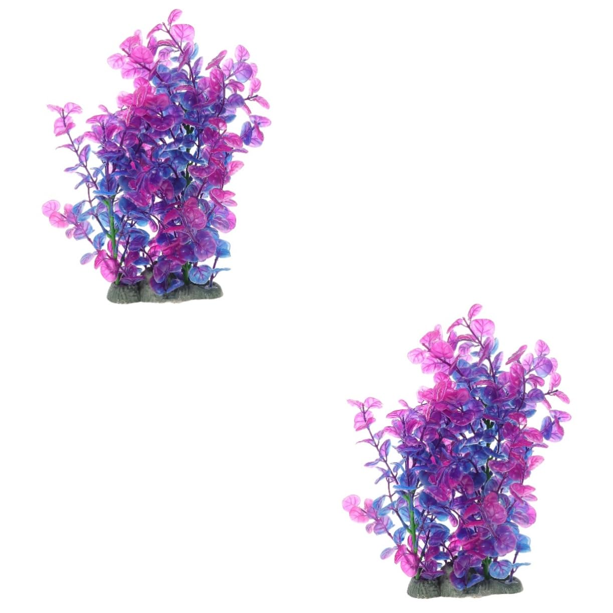 Sosoport 2St Aquarienlandschaft Gras Terrasse Künstliche Aquarienpflanze Pflanzen Tank kunstpflanze kunstplflanze künstliche Pflanze für Aquarium künstliche Pflanze selber Machen Plastik