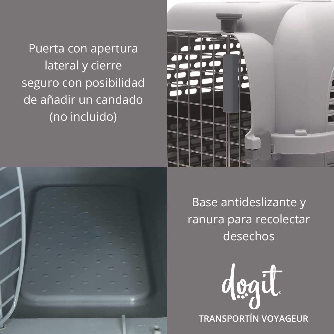 Dogit Catit Dogit Sac de Transport pour Animaux domestiques Gris et Bleu Taille M 56 x 37 x 30 cm