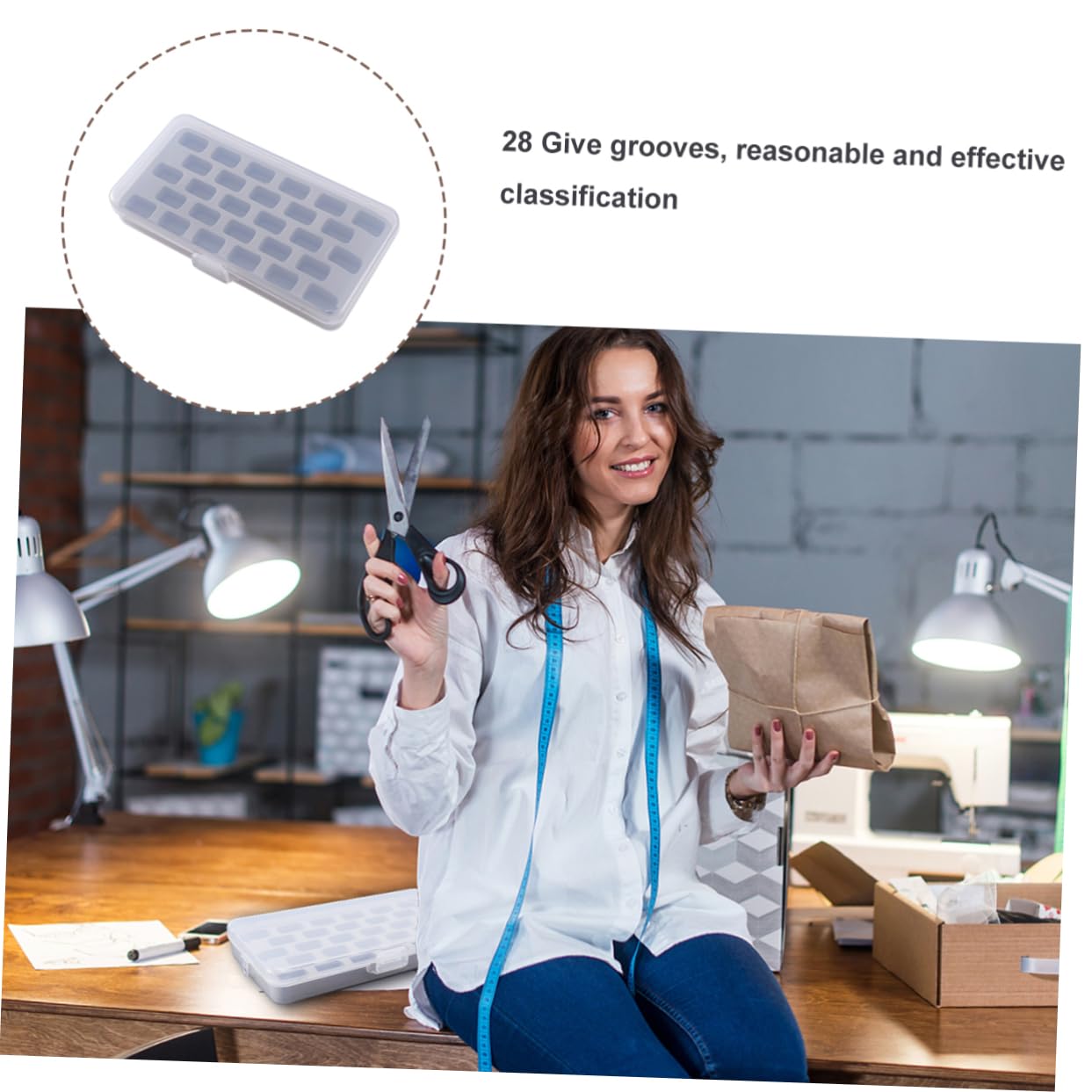 SHINEOFI 3 Pezzi Custodia della Bobina Avvolgitore Cucire Astuccio Organizzatore Titolare di Bobina Piccolo Macchina da Ricamo Scatole Plastica Custodia in Plastica della Bobina Spugna