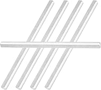 Vista 2 de 5 unidades DShaft, 410100060100, acero inoxidable, Φ6mm, compatible con robots LEGo Gobilda TETRIX, con su tamaño compacto de 3.9 x 0.2 in
