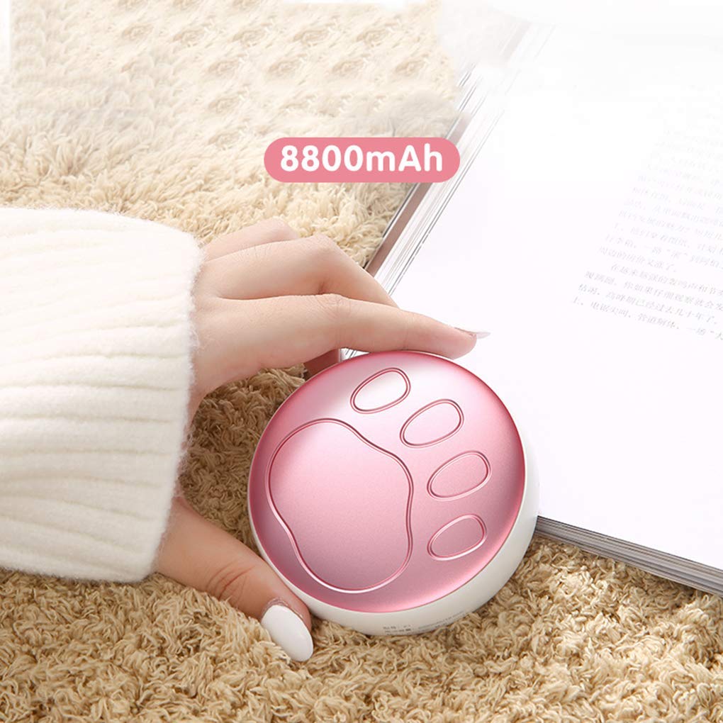 Power Bank Scaldamani Ricaricabile, Scaldamani Tascabile Scaldamani USB Doppio Lato, Regalo Invernale Ideale per Sport Indoor-Outdoor Power Bank
