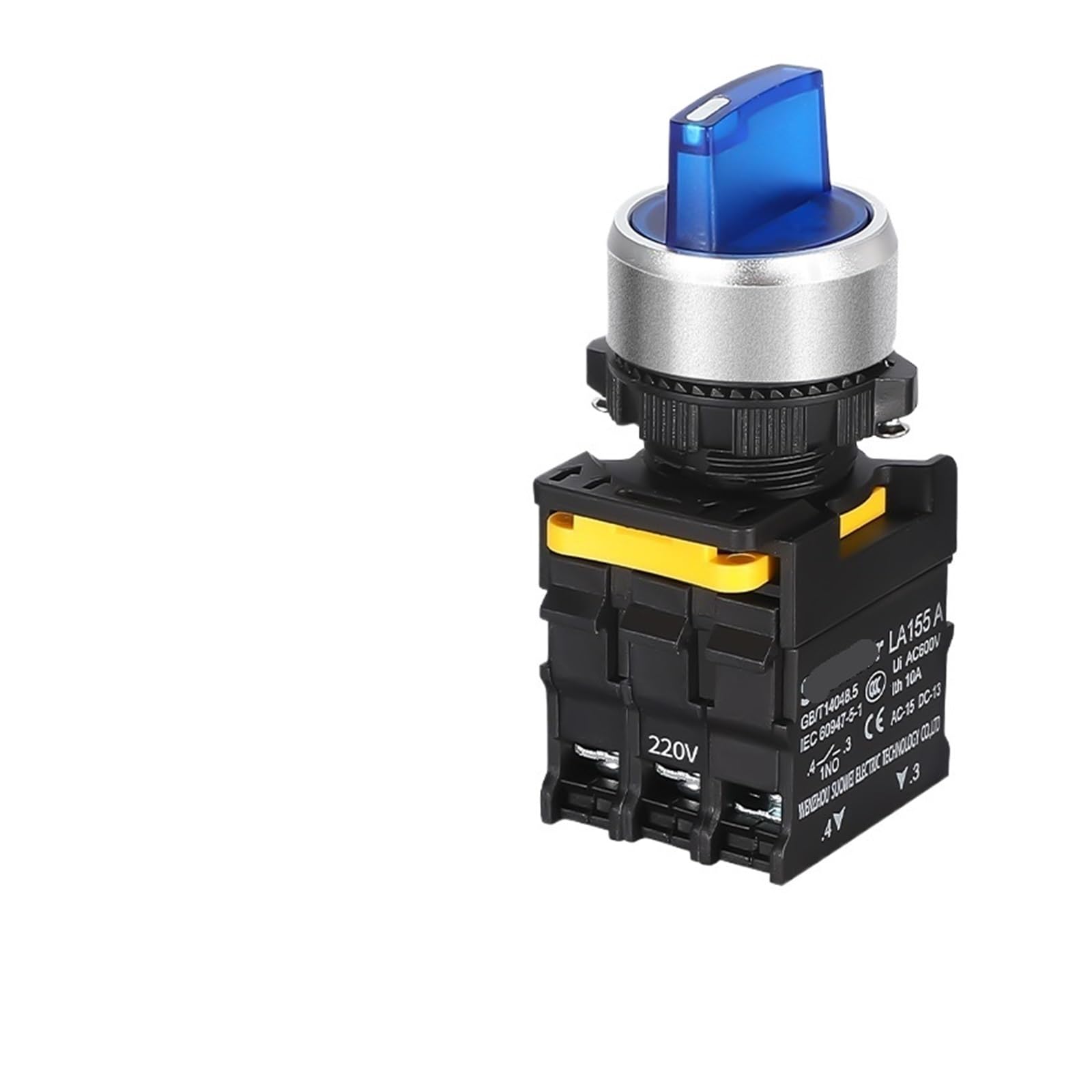 Bouton de sélection interrupteur pour panneau automatisme industriel 24V