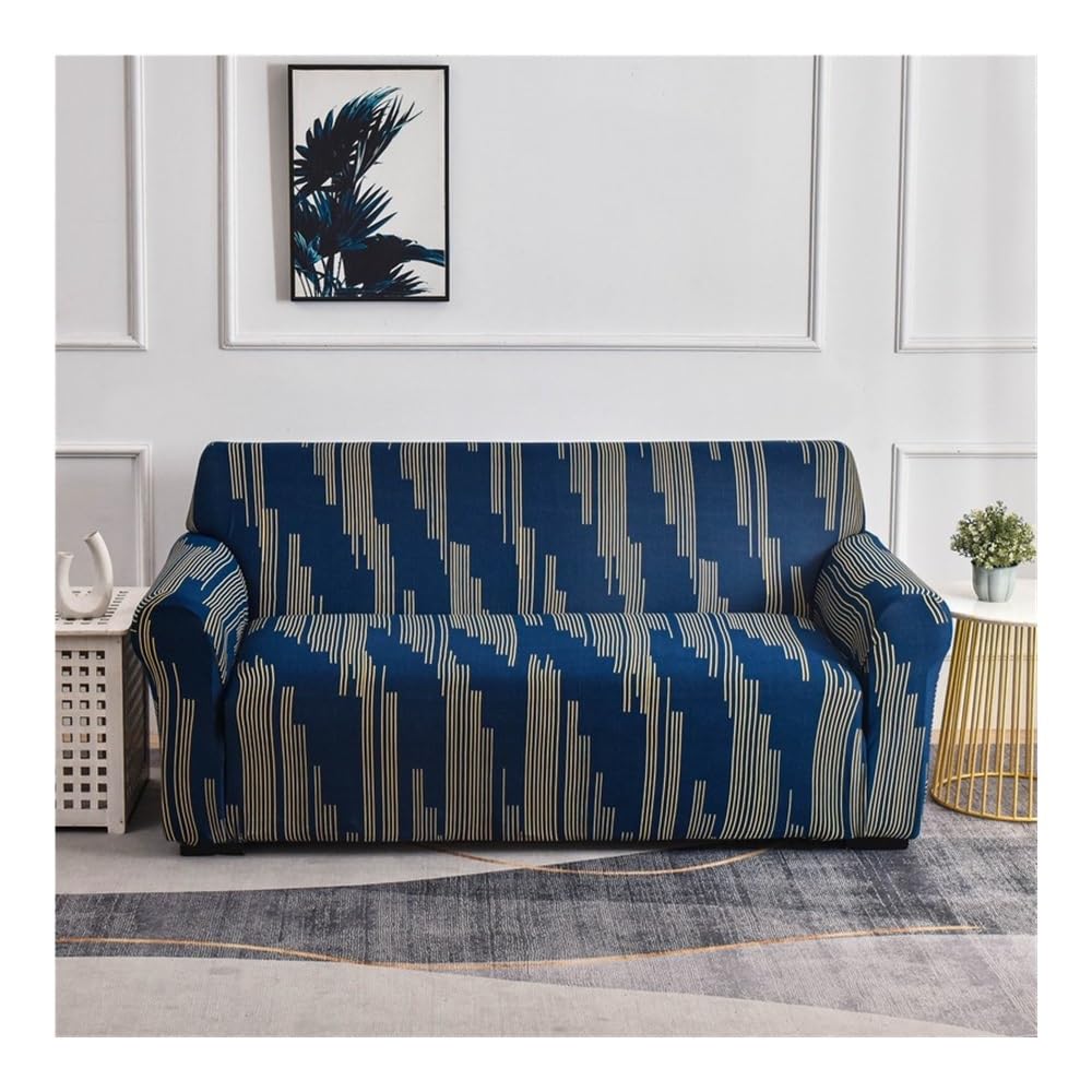 Housse de canapé élastique universelle 1 pièce taille L salon
