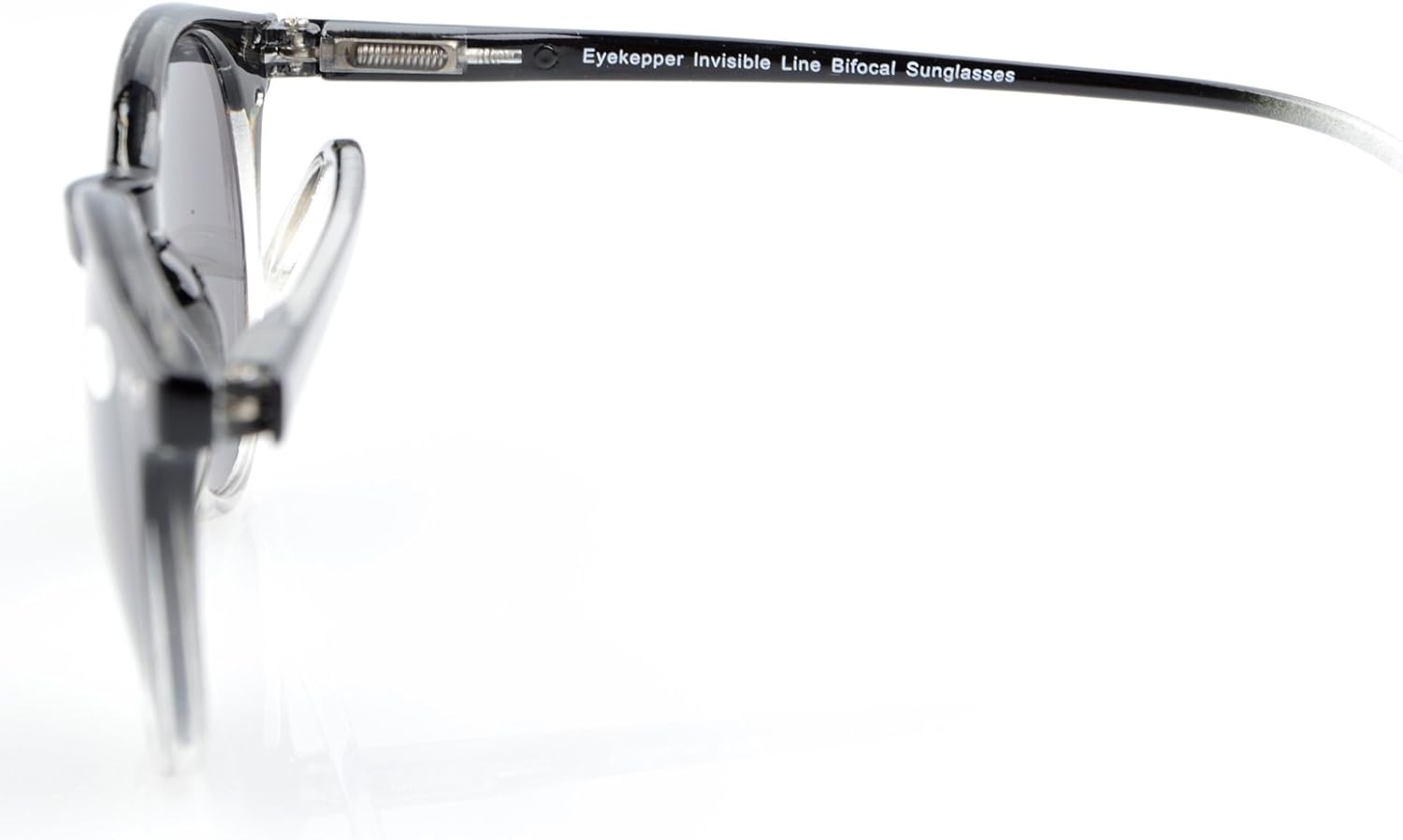 Eyekepper Key Hole Style Spring-Hinged Round Bifocal Sunglasses Reading under the Sun Tinted Lens Readers - Image 3