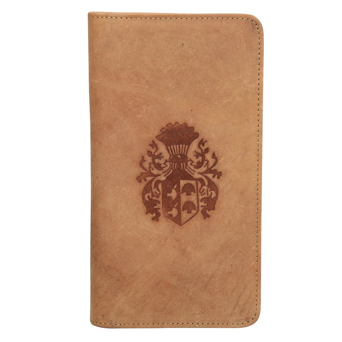 k.a.nStyle Shoes Brown Smart and Stylish Leather Passport Holder
