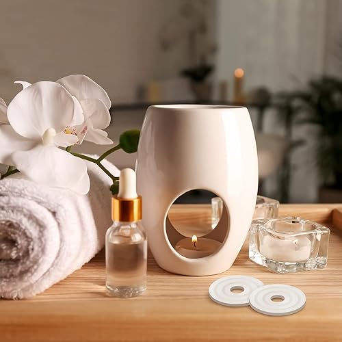 Miniatura 7 de Demissle Almohadillas perfumadas de repuesto para fragancia de disco de aceite fresco para cubo calentador de toallas (24 piezas)