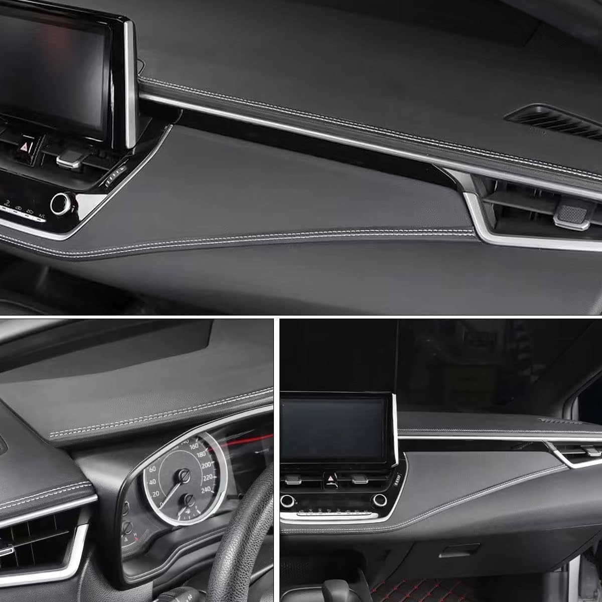 Nastro Decorativo Auto 5 Metri Nero - Adesivo Per Cruscotto E Portiere