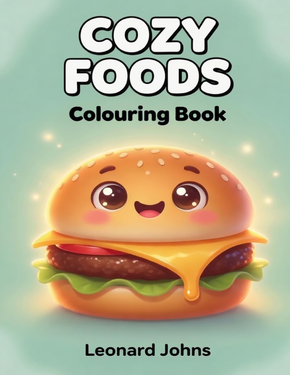 Cozy Foods COLOURING BOOK: Bold and Easy Colouring Pages with Cute Sweet Treats, Happy Breakfast Snacks, and Cozy Drinks (Simple Thick Outlines for Toddlers and Kids)