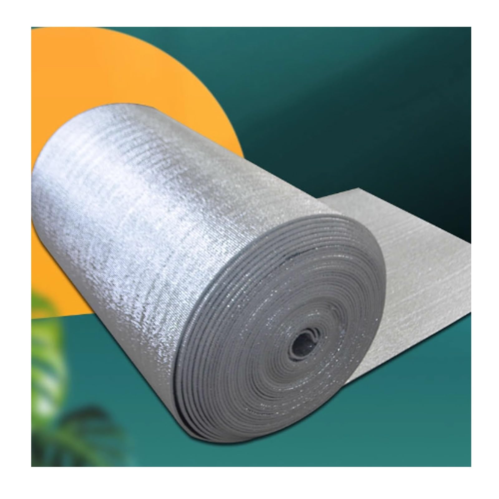 Barriera Isolante In Foglio Di Alluminio, Pannelli Riflettenti Termosifoni Rotolo Foglio , Rotolo Di Isolamento Termico, For Pareti, Tetti(200cm/78.7in,1cm/0.39in)