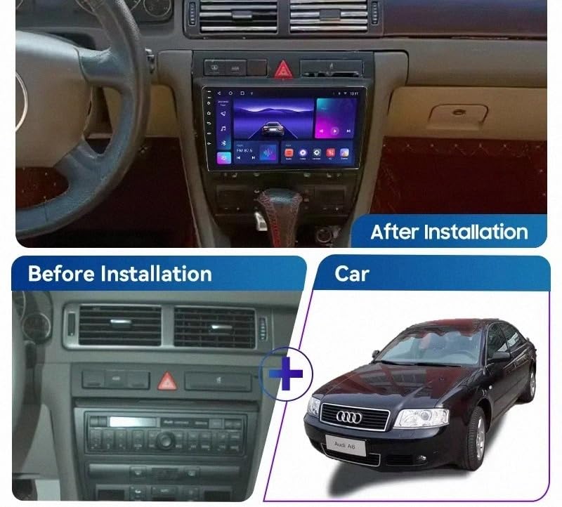 Android Auto Inalámbricos en Audi A6 C5 Evita Multas con Bluetooth GPS 2