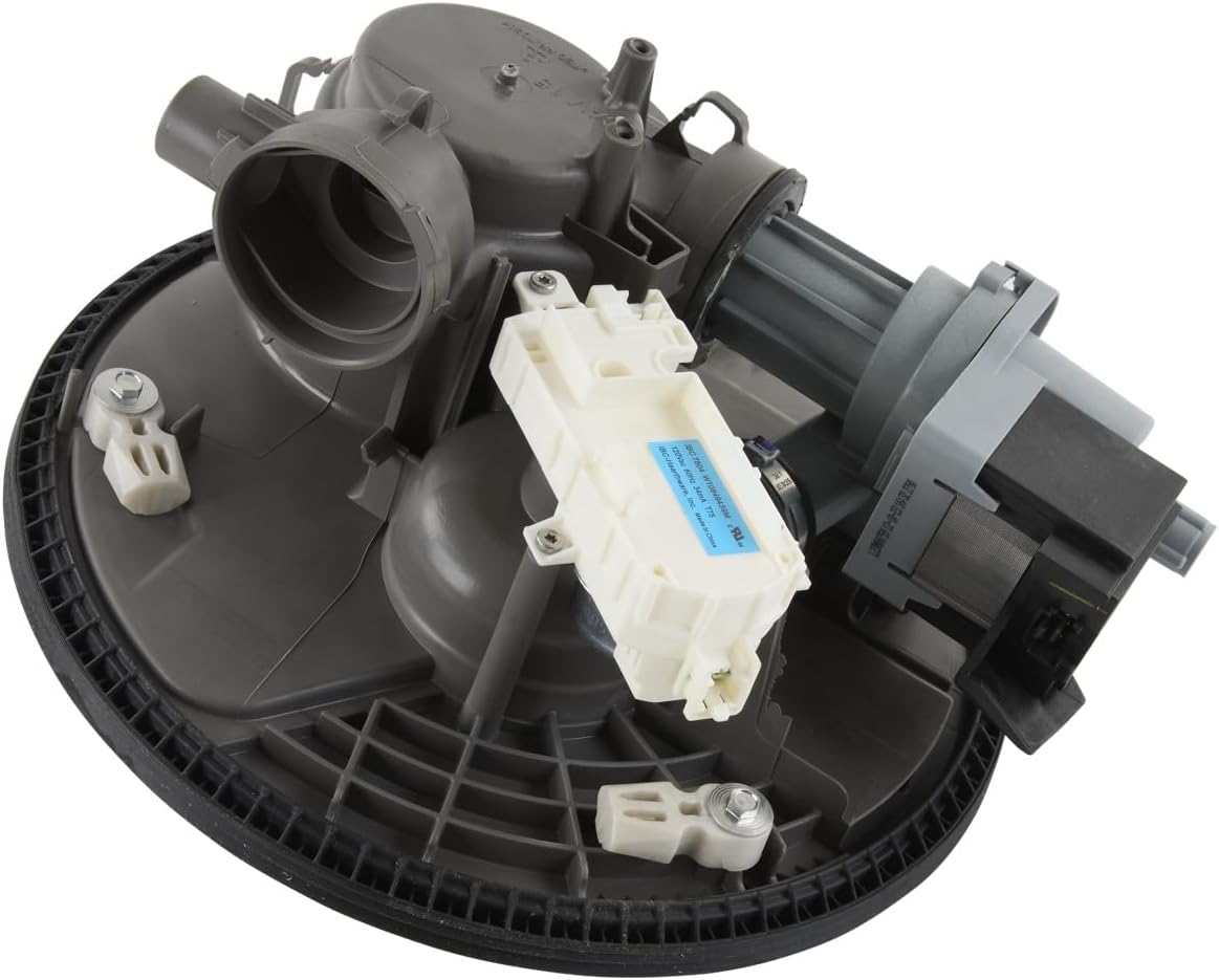 Whirlpool W11665769 Genuine OEM Dishwasher Pump and Motor Assembly Replacement Part – Replaces W10917110, W11085683, and W11164469