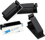 50Pack Self Adhesive Cable Management Clips, Cable Organizers Wire Clips Cord Holder for TV PC Laptop Ethernet Cable Desktop Home Office Indoor/Outdoor