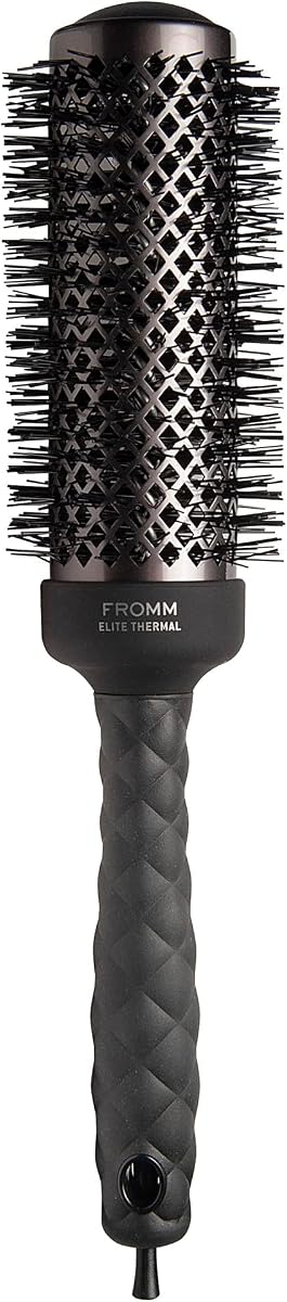 Fromm Elite Thermal Ceramic x Ionic 1.75" Round Brush for Expert Blowouts and Faster Hair Drying | Extended Barrel for Styling, Smoothing, Straightening Longer Thicker Hair