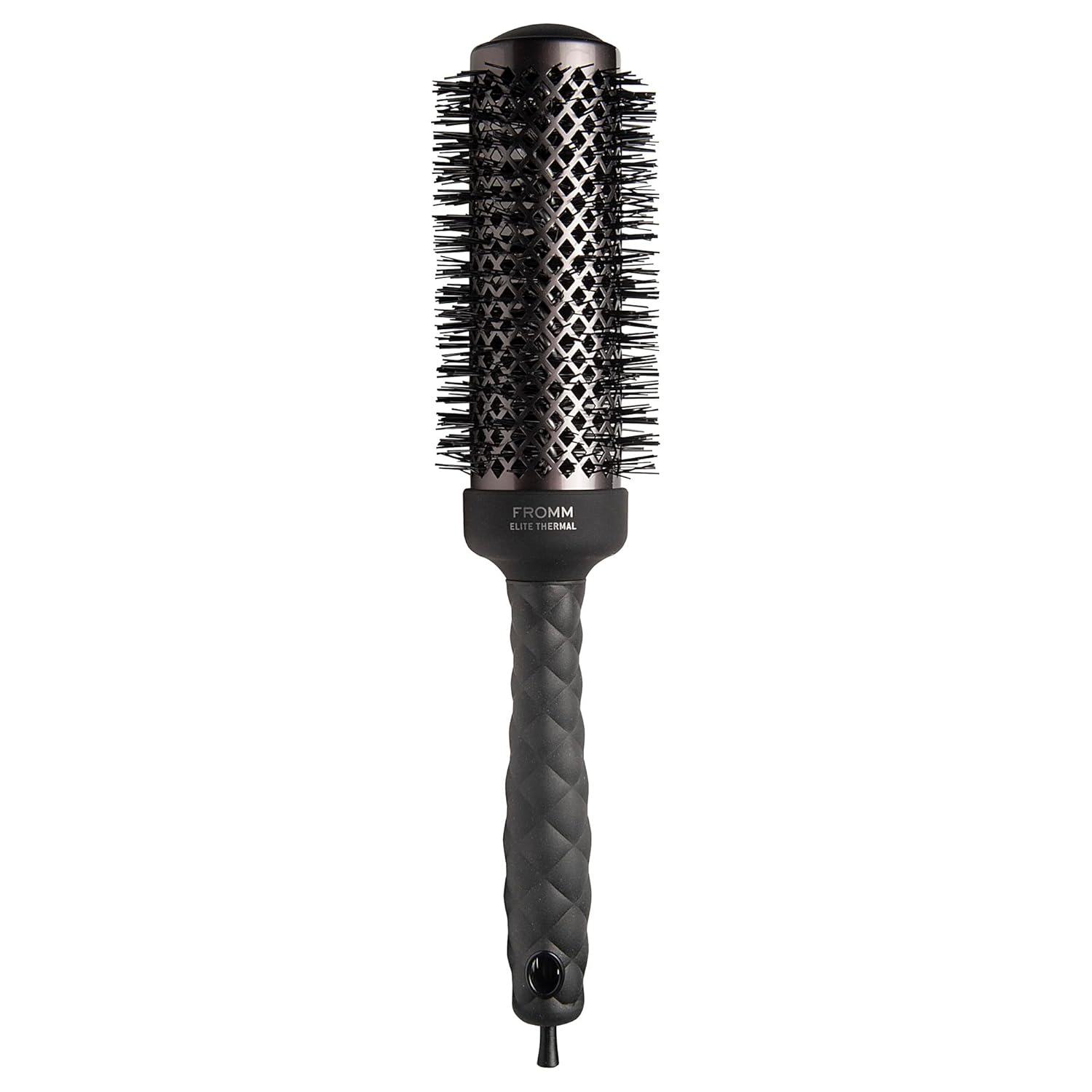 Fromm Elite Thermal Ceramic x Ionic 2" Round Brush for Expert Blowouts and Faster Hair Drying | Extended Barrel for Styling, Smoothing, Straightening Longer Thicker Hair