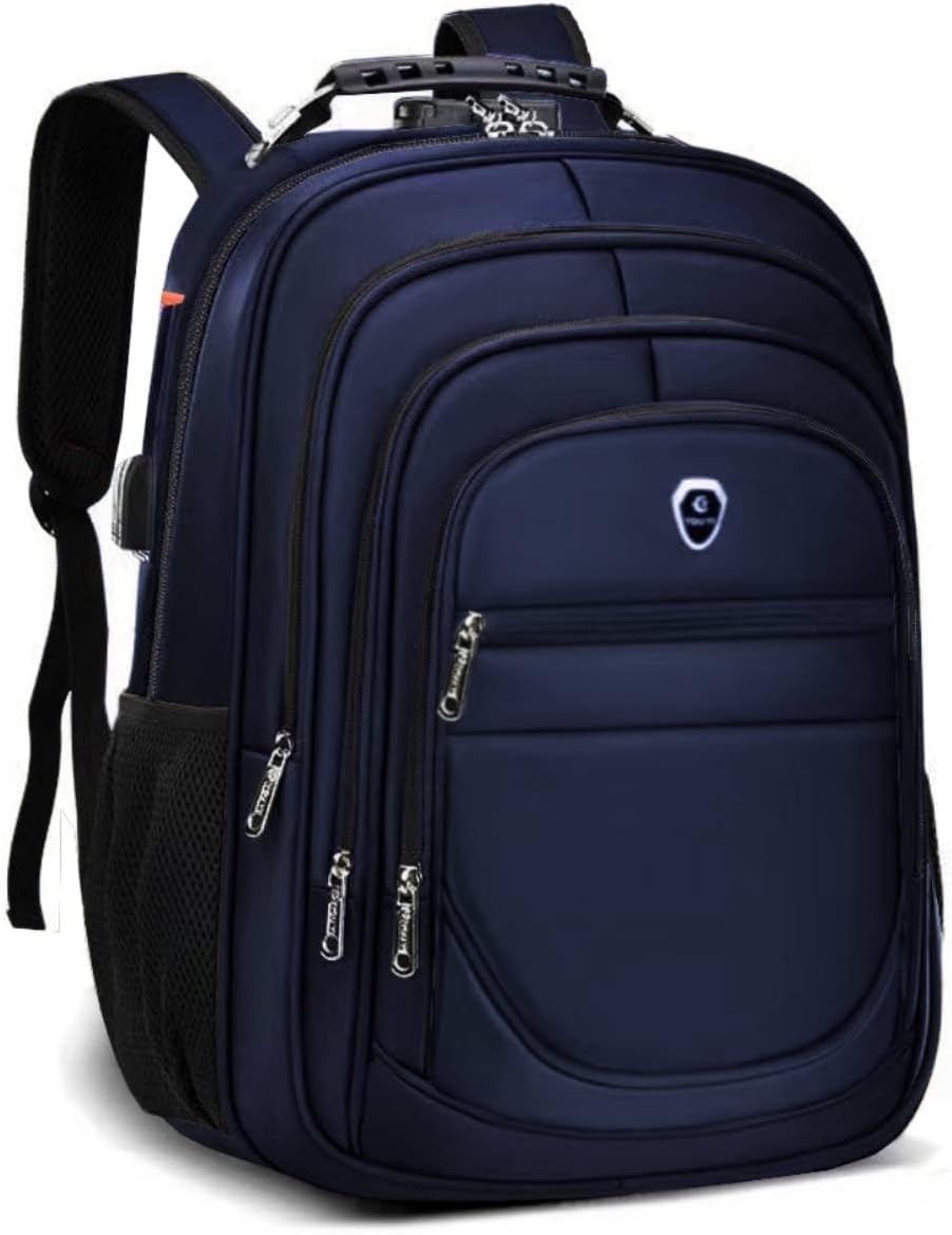 Mochila Grande Masculina Feminina Escolar Bolsa Para Laptop Notebook Casual Escola Trabalho Viagem Senha Trava Anti Furto Cabo Usb Auxiliar