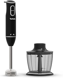 Tefal Easy Chef HB-GB 600W Hand Blender with 600 ml Chopper & Powelix Blades | Fast Blending & Chopping | Ergonomic Grip| Stainless Steel Foot| 2-Year Coverage