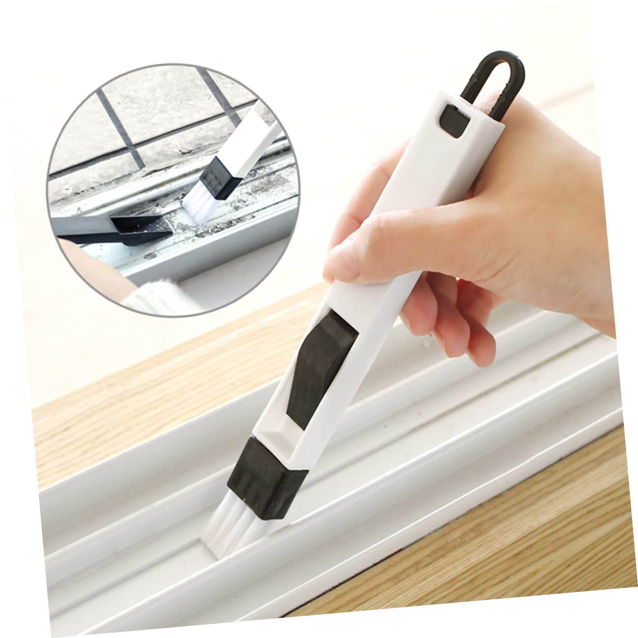 FOMIYES Brush for Keyboard 12-in-1 Set Corner Cleaning Brush Window Screen Cleaner Detachable for Random Color