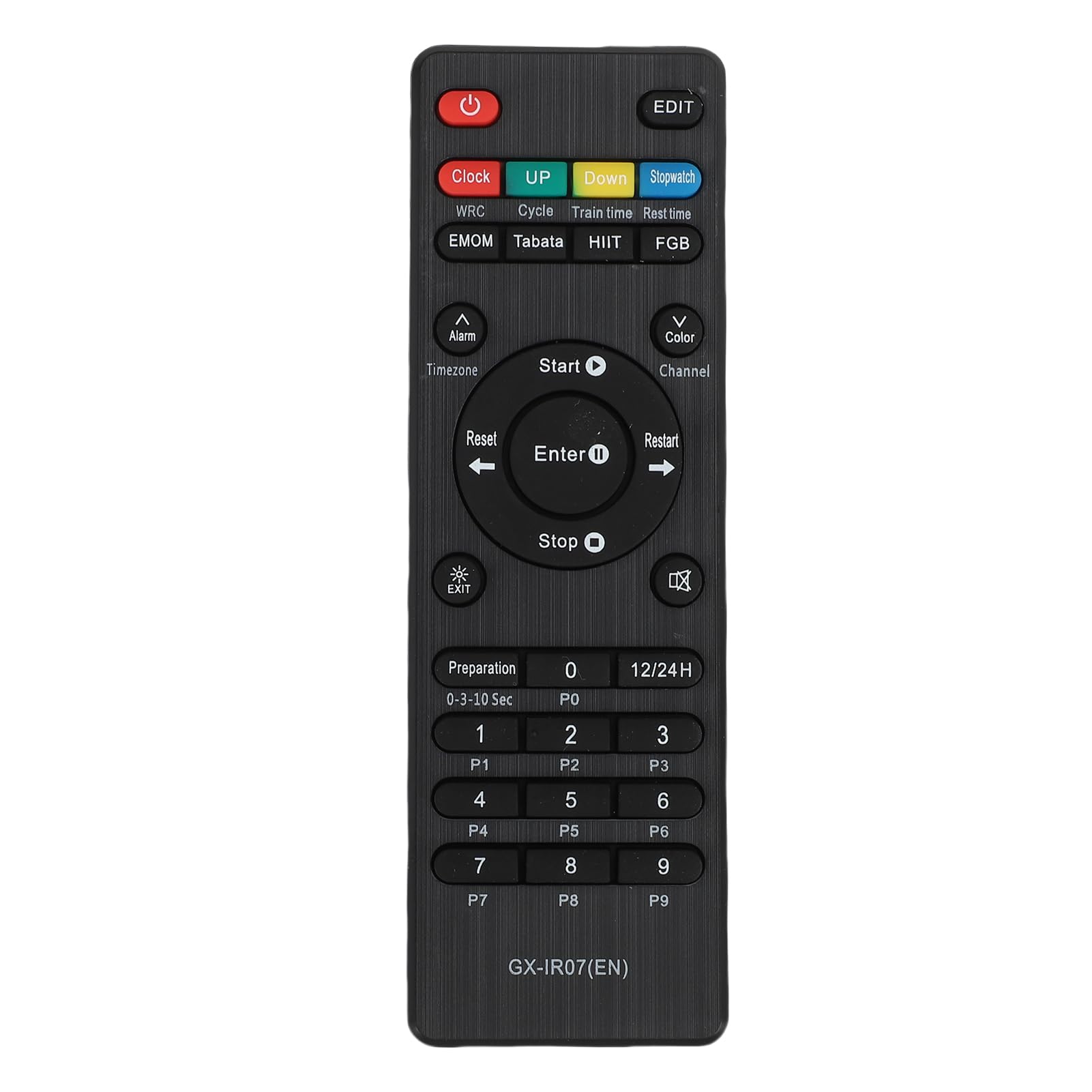 Garosa 6-stelliger Renntimer, Elektronischer Timer mit Grüner LED und Kabelgebundener Taste, 1,5-Zoll-Display für Sportveranstaltungen und Meetings