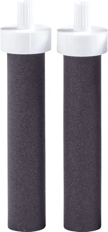 BRITA Water Bottle Replacement Filter, Reduces Contaminants while keeping healthy minerals, Certified by WQA to reduce Chlorine for improved taste, Made without BPA, Replace after 151 litres, 2 Count