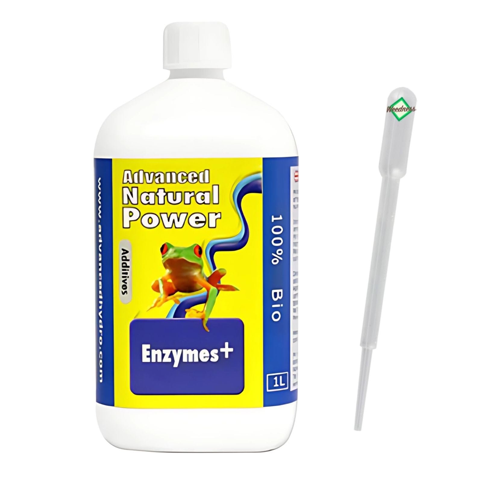 Weedness Advanced Hydroponics Enzyme Plus 1 Liter - Grow Anbau Indoor Dünger Substrat Reiniger Erde Flüssigdünger Organischer Dünger Bio