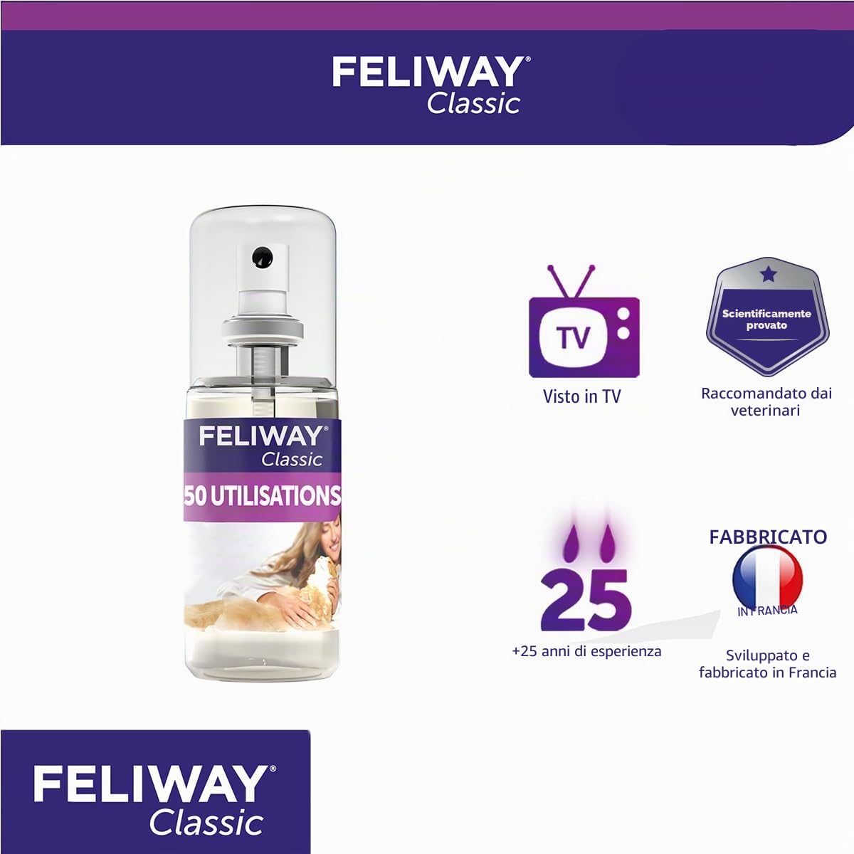 FELIWAY Classic - Antistress per Gatti - Spray 60 ml