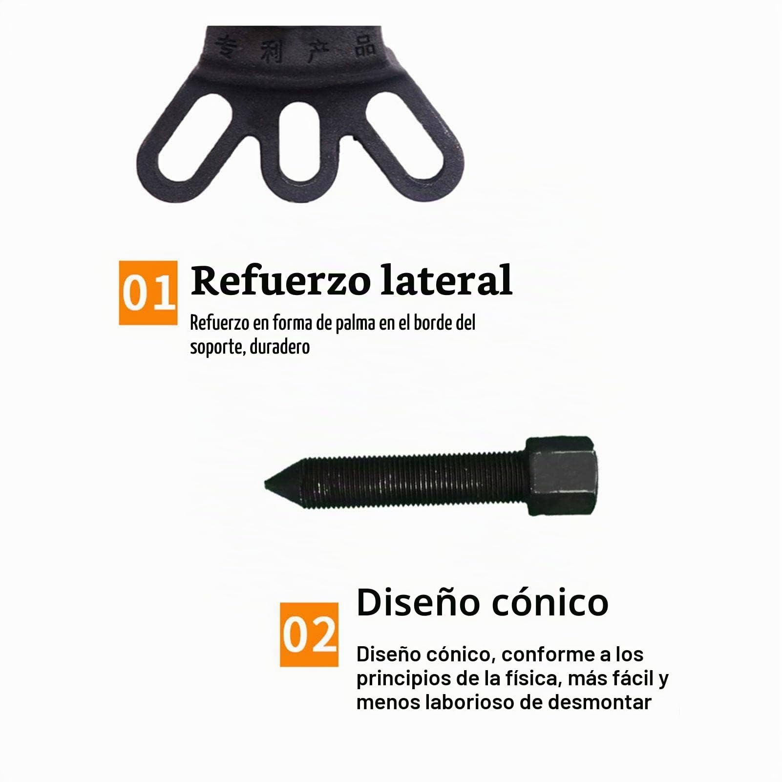 smashing Extractor de tambor de freno – Extractor de cubo delantero universal – Extractor de cojinete de rueda extractor de rodamientos para bujes y ejes de tracción