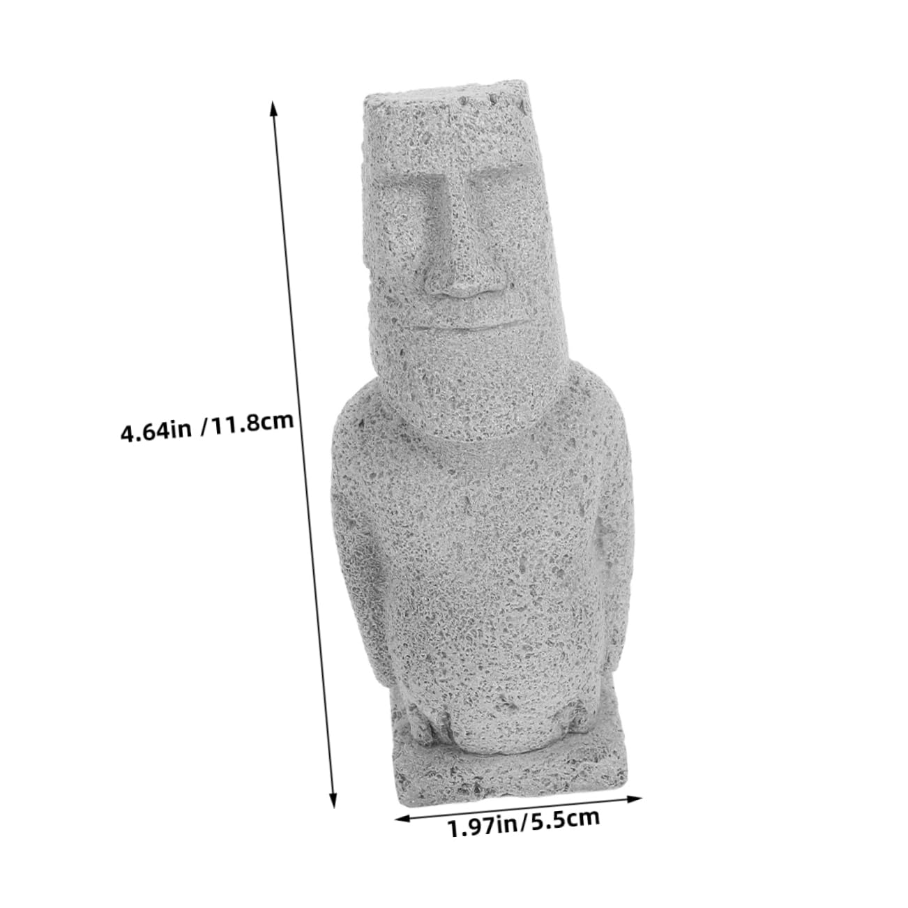 PRETYZOOM 5 Pezzi Moai Statua Ornamenti Serbatoio Di Pesce Moai Isola Di Pasqua Ornamento Fish Tank Decor Fish Tank Figurine Serbatoio Aria Acquario Accessori Per Acquario Fish Tank Statue